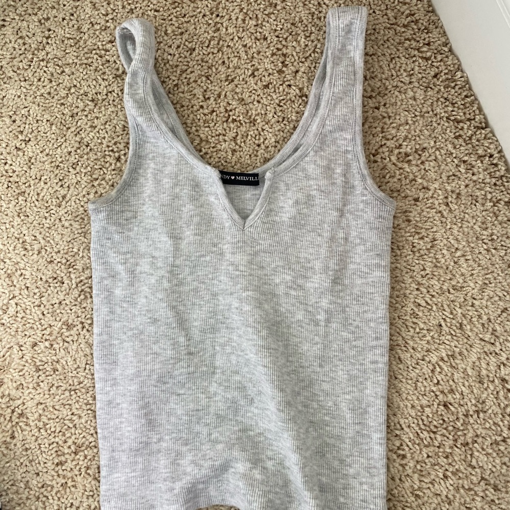 Brandy Melville Grey Tank Top